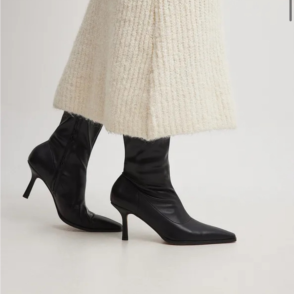 Ankle stiletto heel boots NA-KD Fashion.